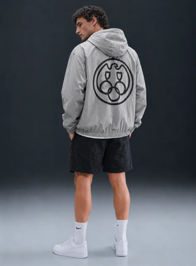 Kanye West × Gosha Rubchinskiy ქარისგან დამცავი ქურთუკი