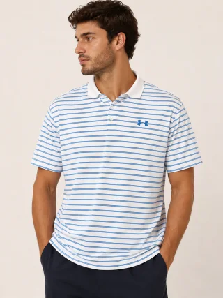 UNDER ARMOUR STRIPE POLO