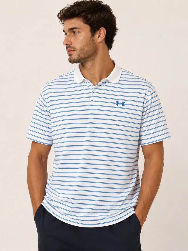 UNDER ARMOUR STRIPE POLO