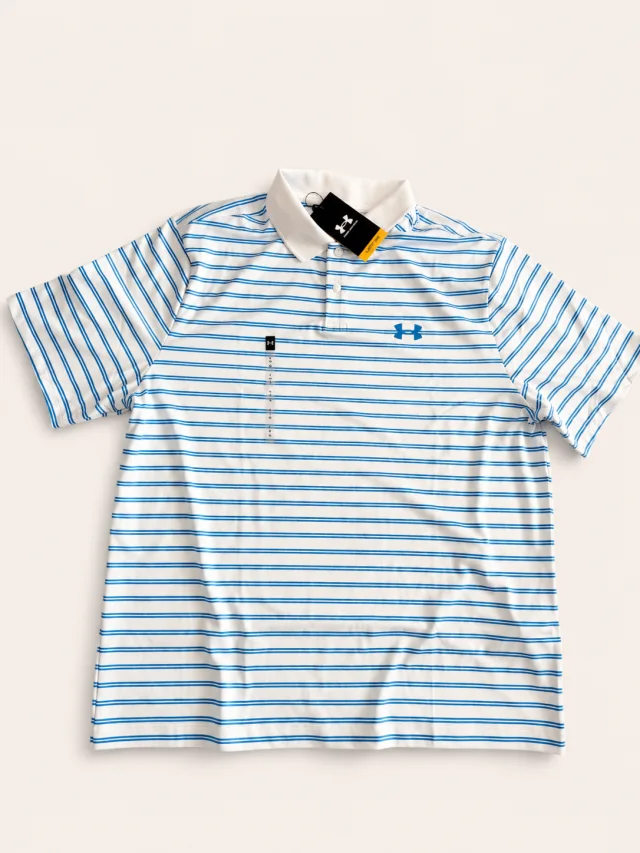 UNDER ARMOUR STRIPE POLO